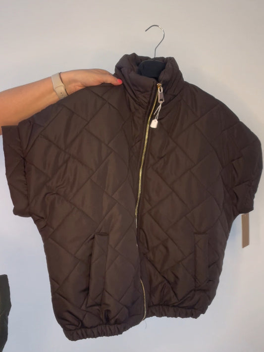 Bodywarmer bruin of kaki