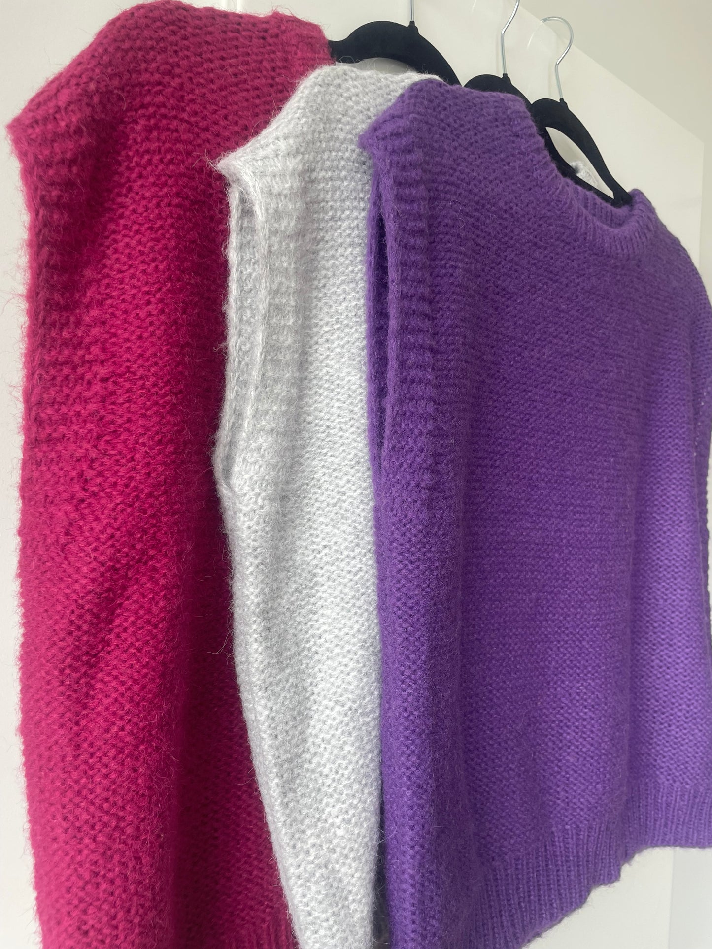 Debardeur grijs-magenta-paars