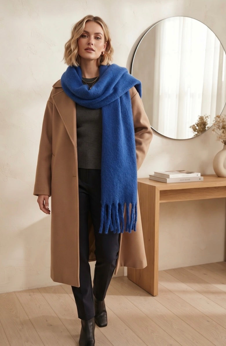 Sjaal - blauw