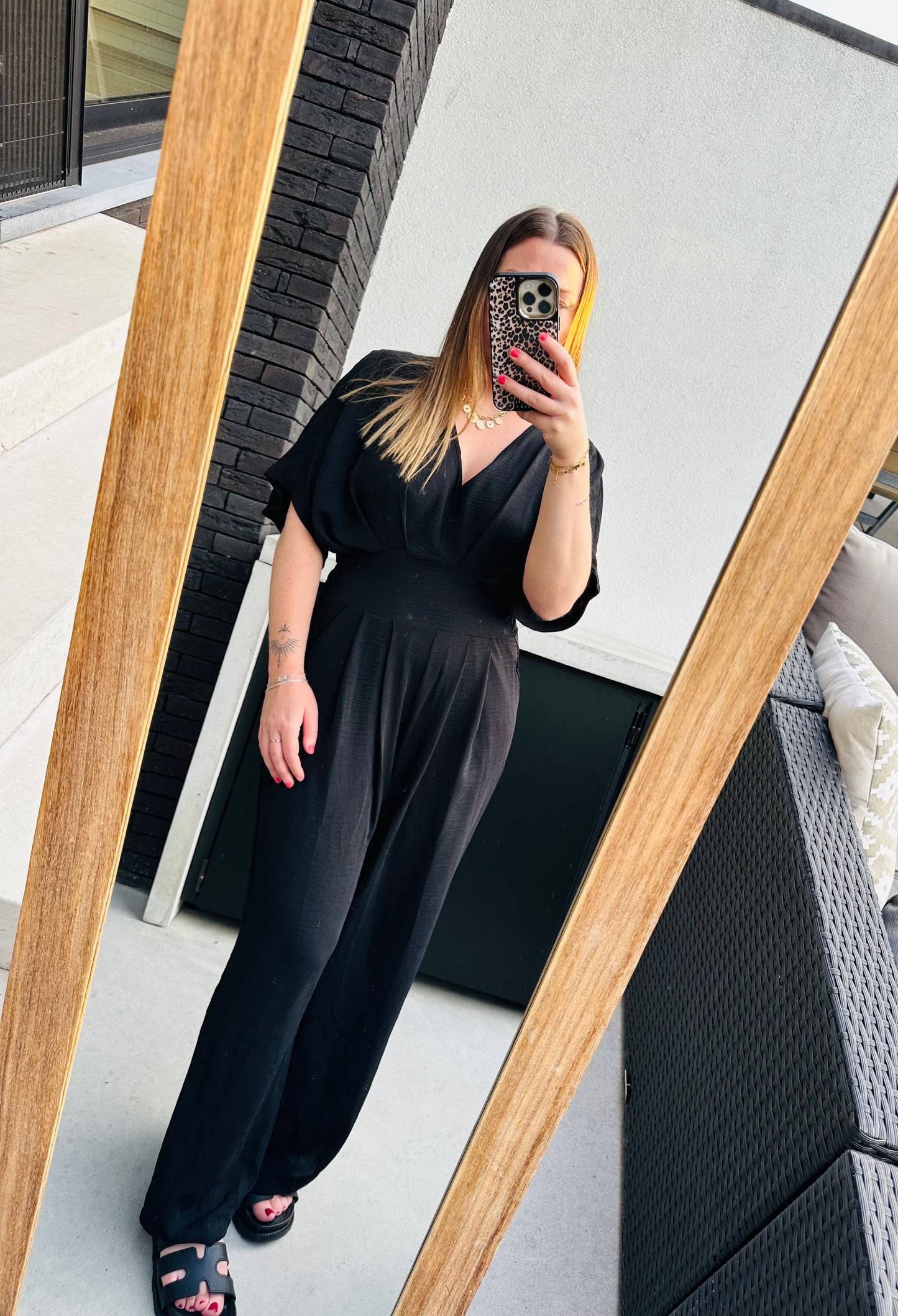 Zwarte jumpsuit
