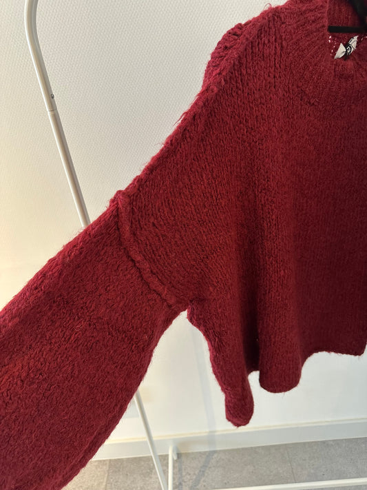 Burgundy trui