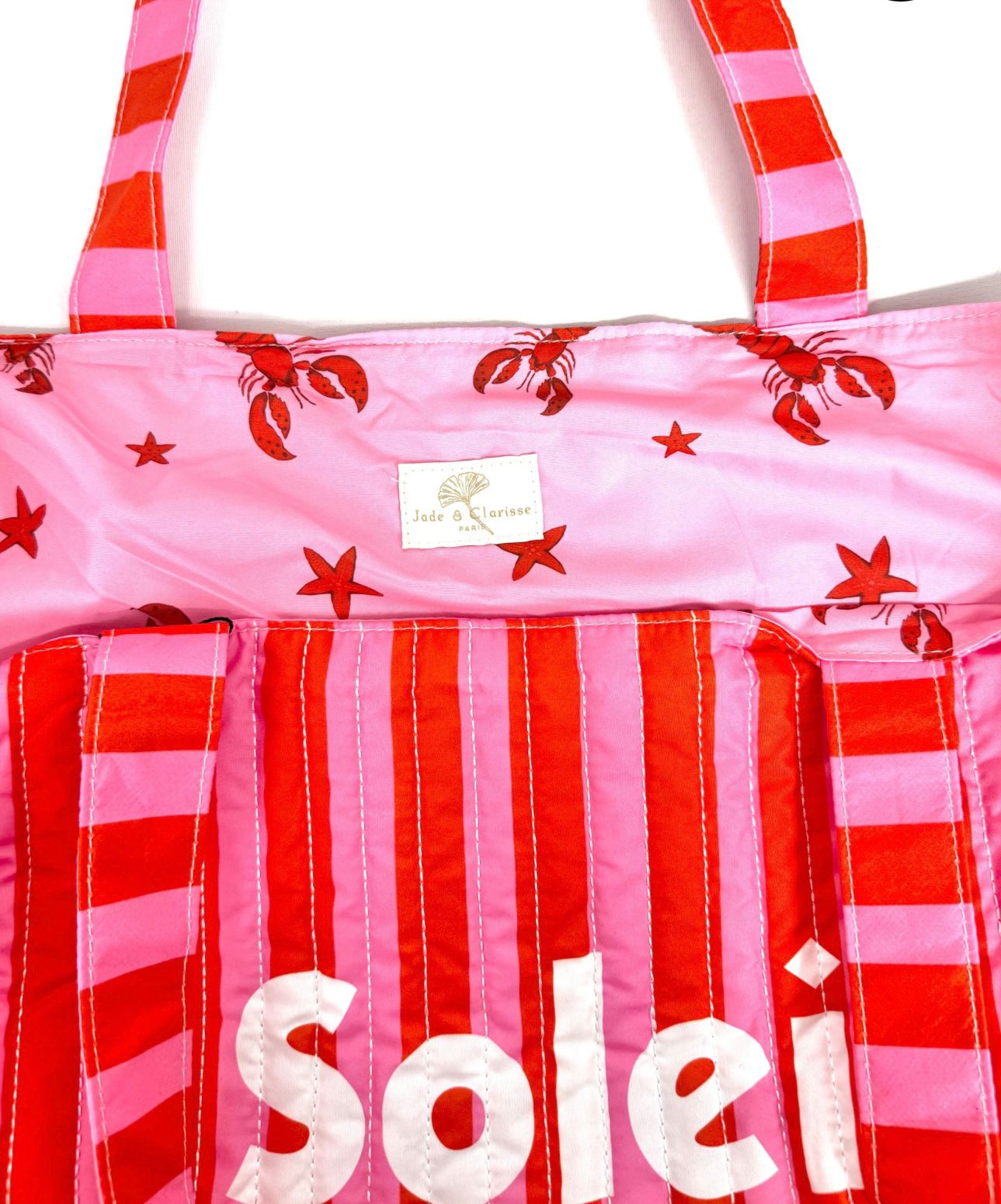 Reversible tas soleil rood 34x58cm