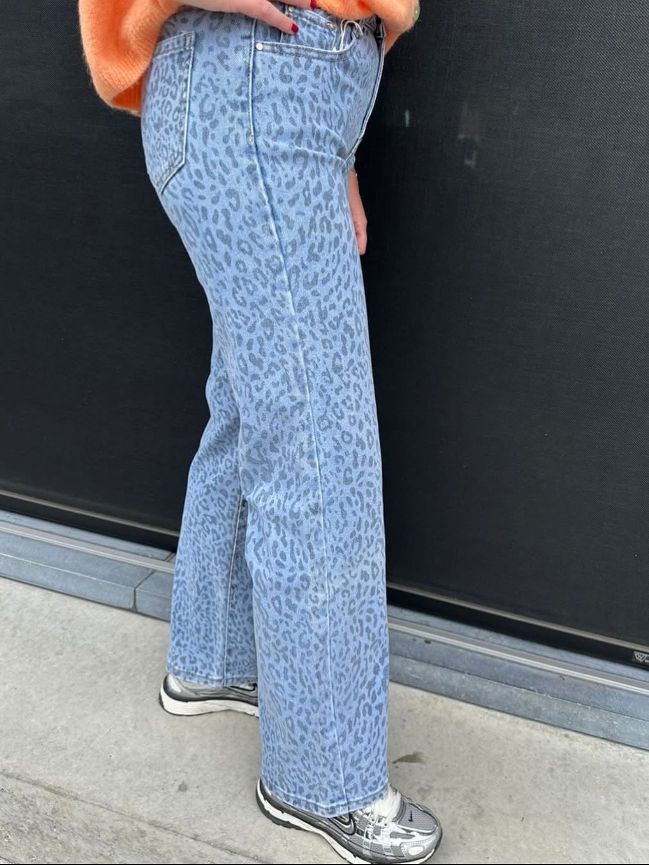 Jeans miss bon - pantermotief