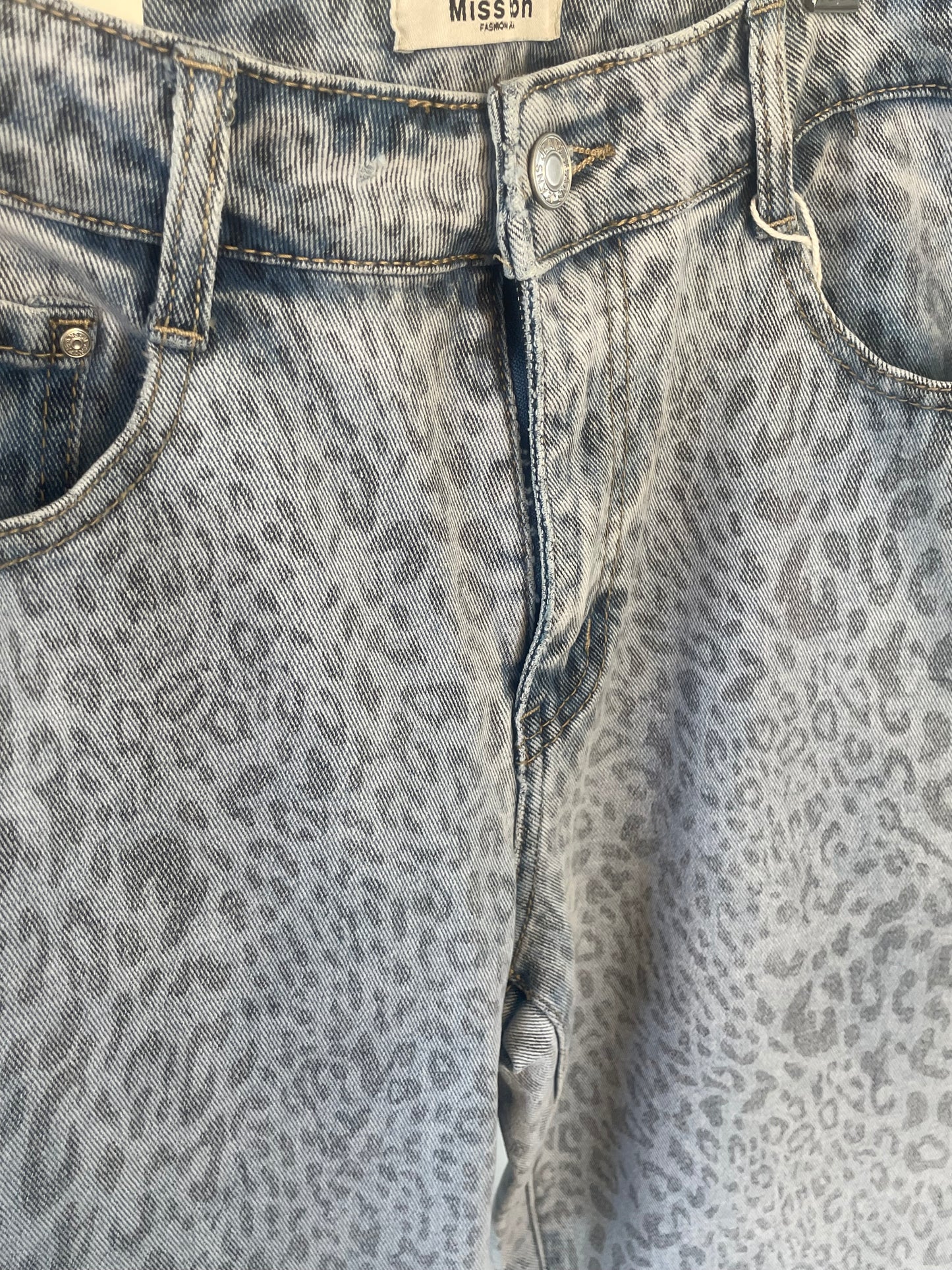 Jeans miss bon - pantermotief