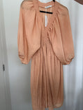 Orange dress azzurro - qTu