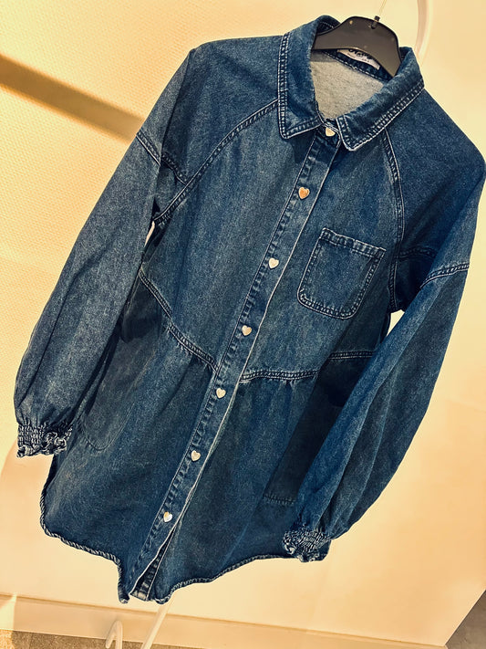 Donker jeanskleed