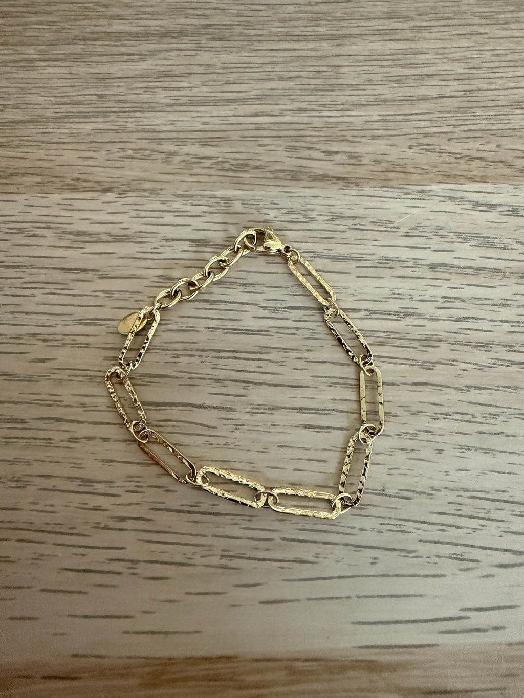 Armbandje met schakels GOUD