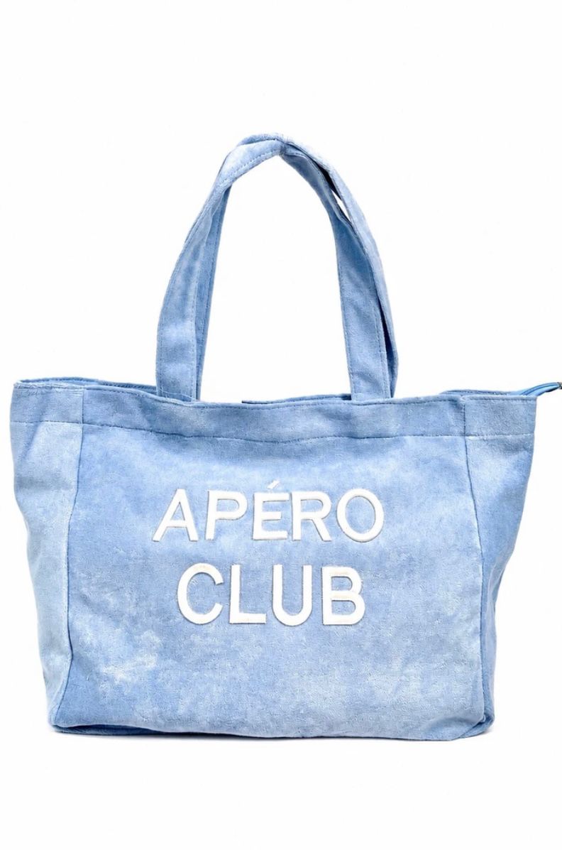 Apéro tas blauw 36x54cm
