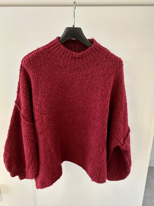 Burgundy trui