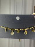 Goudkleurige armband smileys