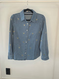 Jeanshemdje met hartjes