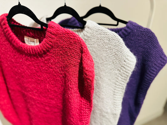 Debardeur grijs-magenta-paars