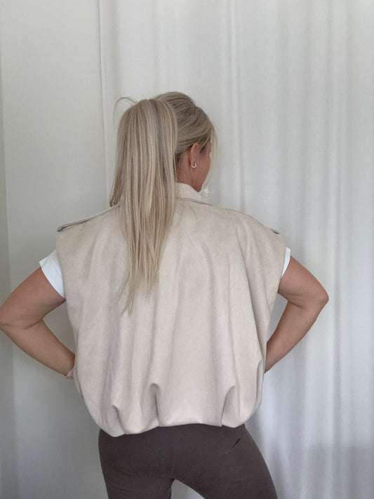 Mouwloze bomber
