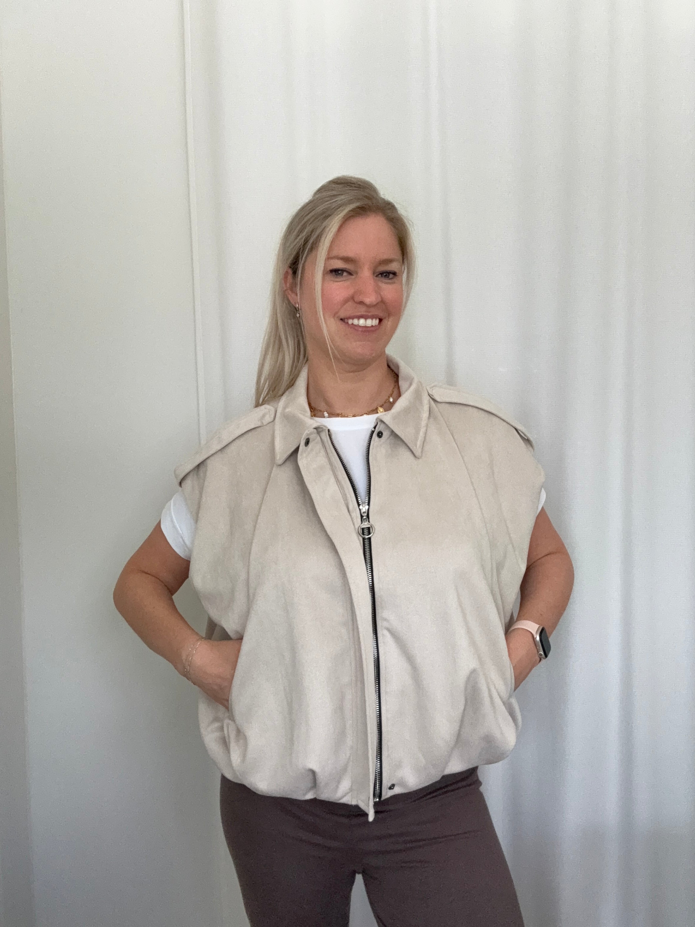 Mouwloze bomber