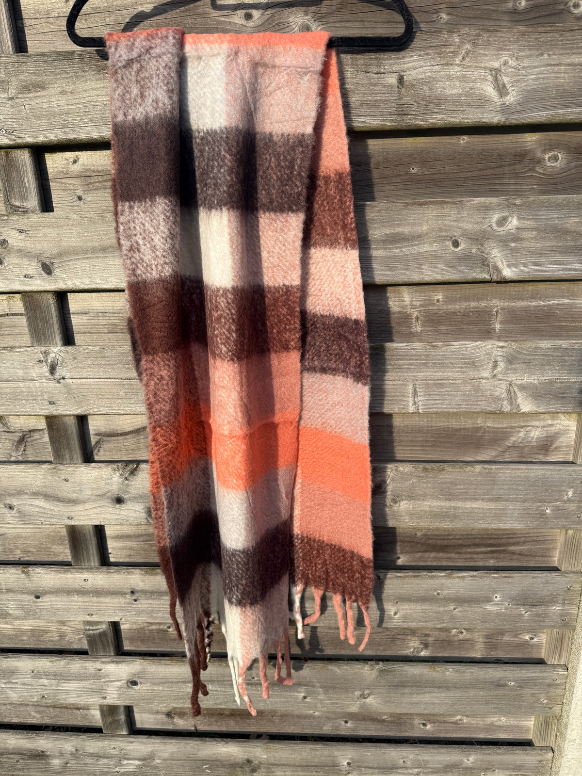 Sjaal orange-pink
