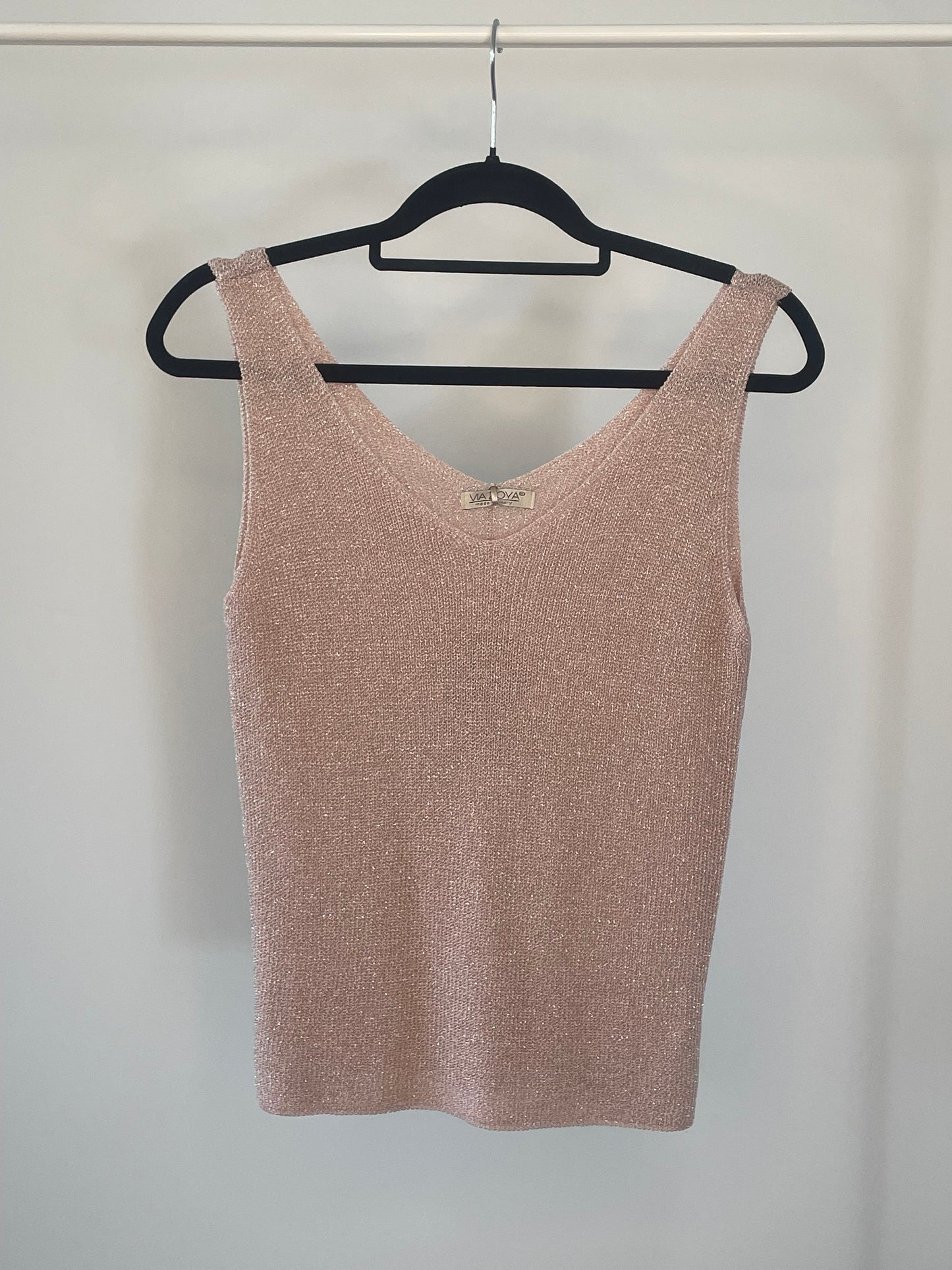 Roze topje met glitter