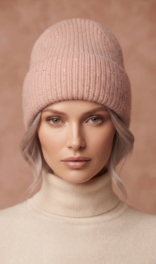 Muts paillettes - pink
