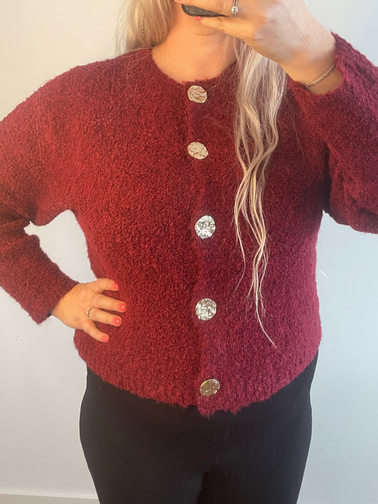 Burgundy vestje