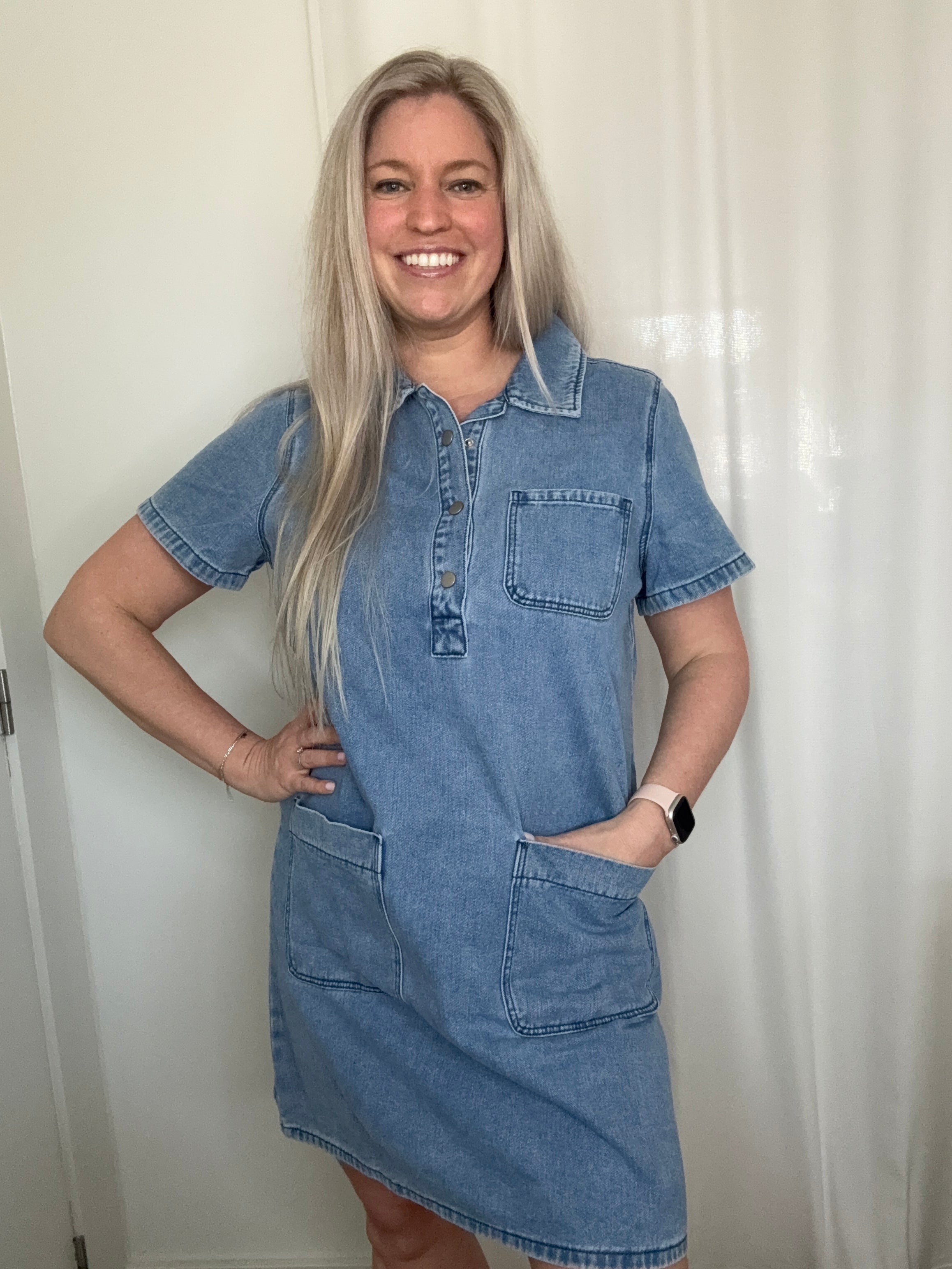 Denim dress