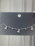 Zilverkleurige armband cherry