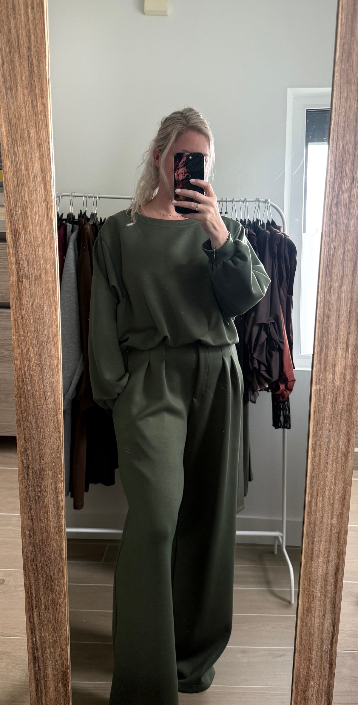 Combi set - kaki groen