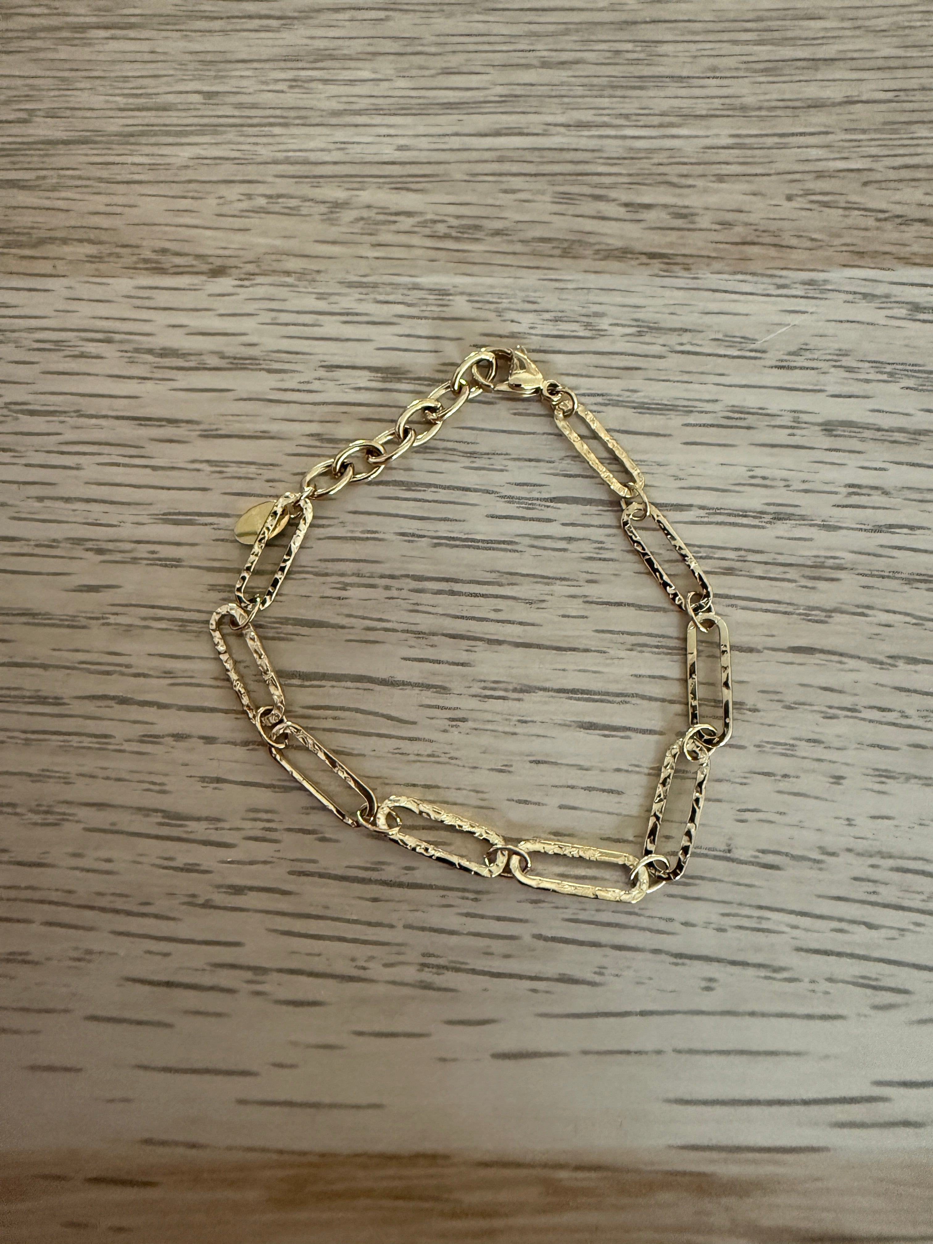 Armbandje met schakels GOUD