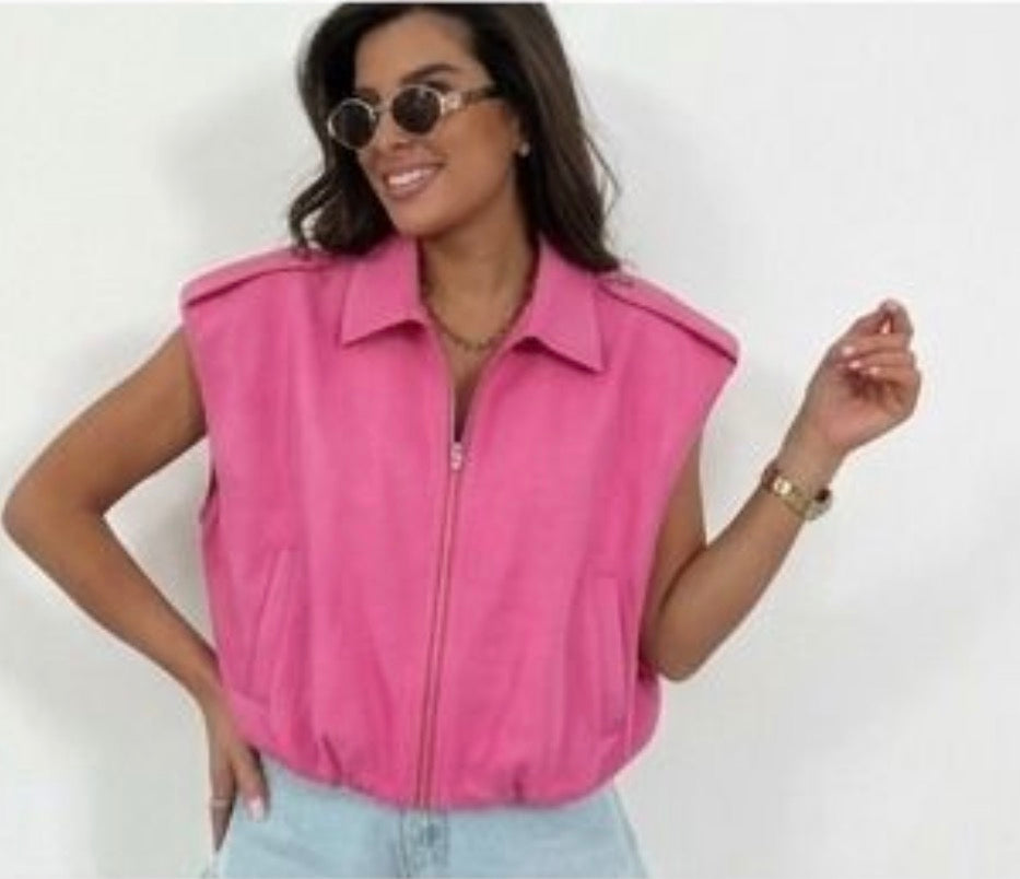 Mouwloze bomber